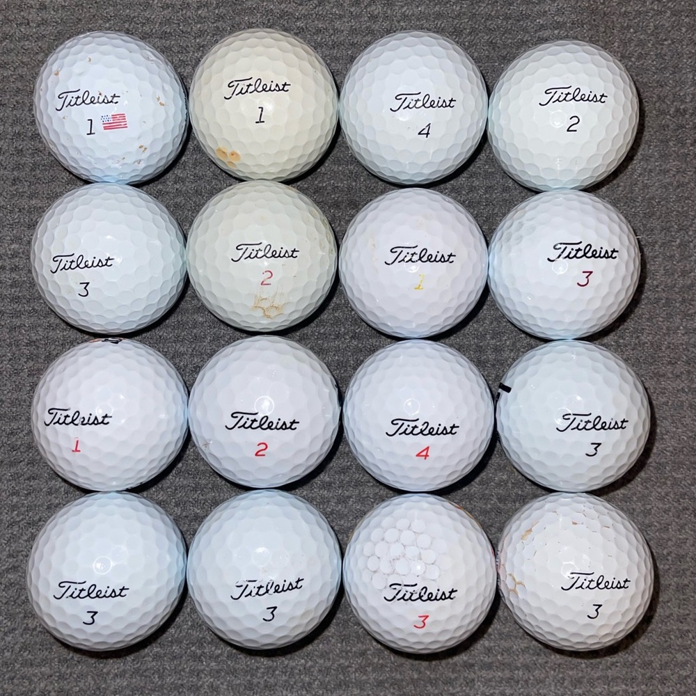 16 Titleist Golf Balls